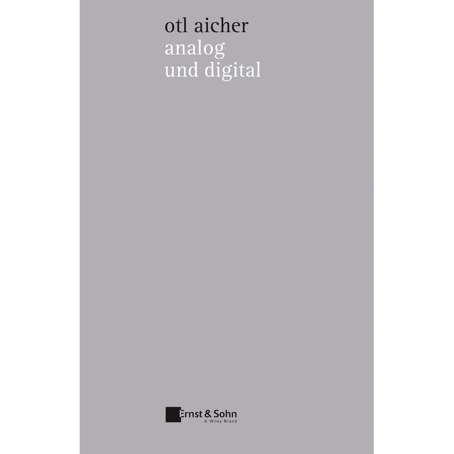 analog und digital, Fachbücher von Otl Aicher