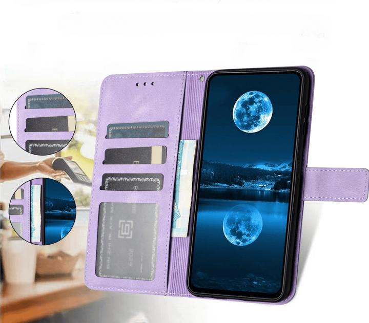 Actual product image Cover-Discount Galaxy S25+ / S24+ Plus – Wildleder Look Etui im Vintage Design (Samsung Galaxy S25+, Samsung Galaxy S24+)