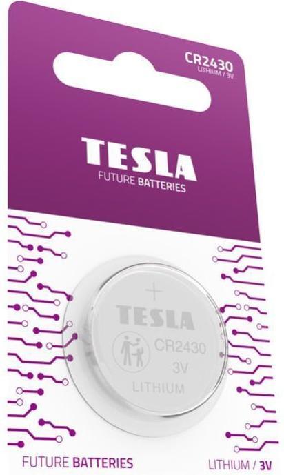 Produktbild Tesla Batterie Lithiumbatterie CR2430 (1x240) 3V 1 Stück (1 Stk., CR2430)