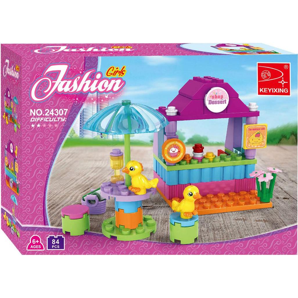 Lobbes Bausatz „Duck Paradise Dessertstand“ – 84-teilig.