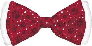 Plenty gifts kerst vlinderstrik satijn rood (Hundemantel)