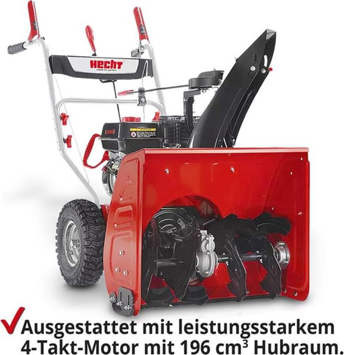 Actual product image Hecht 9661 Snow blower petrol (61 cm)