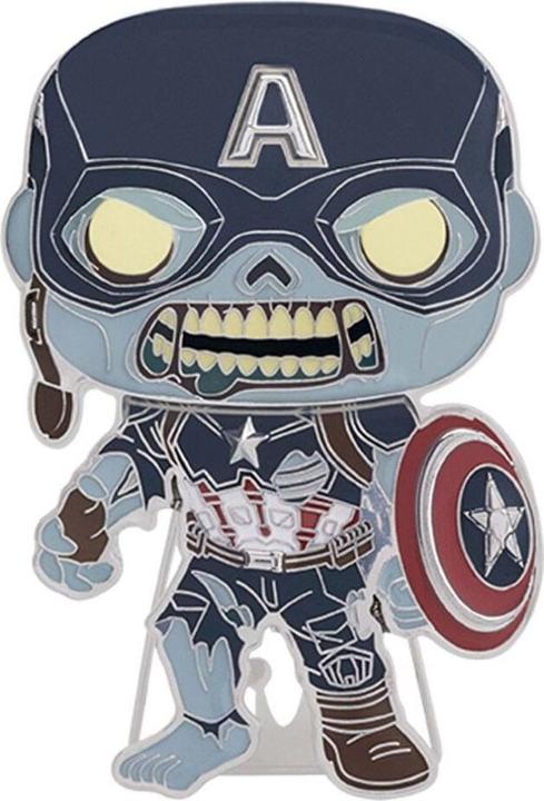 Funko POP! Pin! Marvel What If : Zombie Captain America (21)