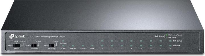 TP-Link TL-SL1311MP Commutateur réseau non administrable Fast Ethernet (10/100) Power over Ethernet (PoE) (11 Ports)