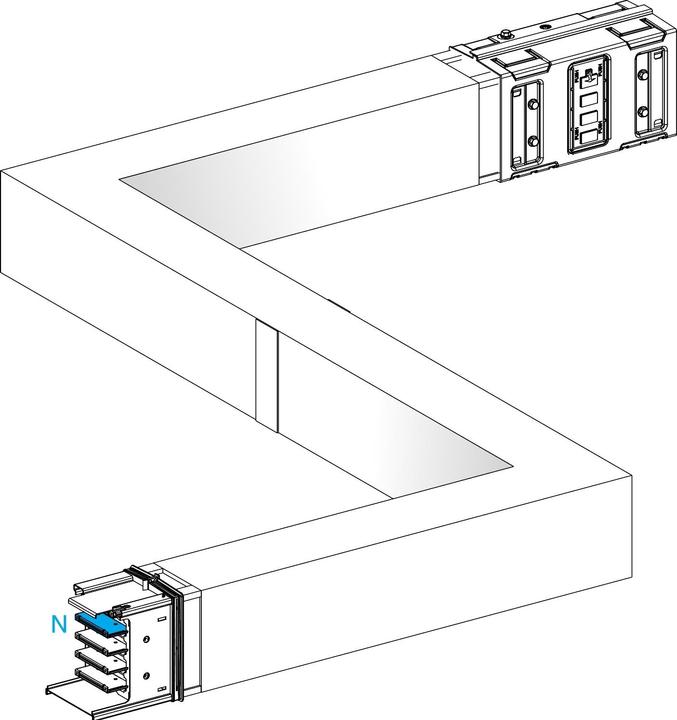 Actual product image Schneider Electric SE KSA1000DZCG43F KSA Z-element left-right (Terminal strips)