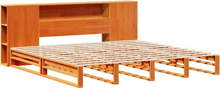 Image du produit vidaXL Bett mit Regal (200 x 200 cm)