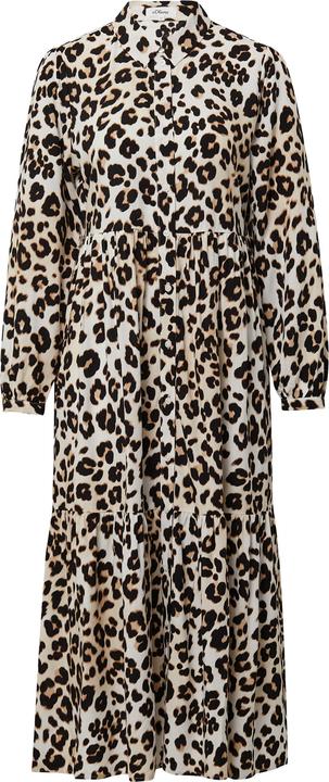 Immagine prodotto S.Oliver Kleid Viskose-Kleid in Midi-Länge mit Leo-Muster (36)
