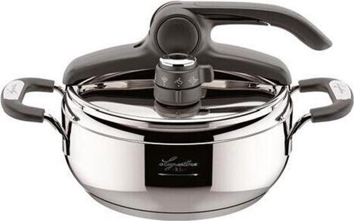 Actual product image Lagostina Briosa, Pressure cooker, cm 22 L 3,5 (22 cm, Steam cooker, Stainless steel)