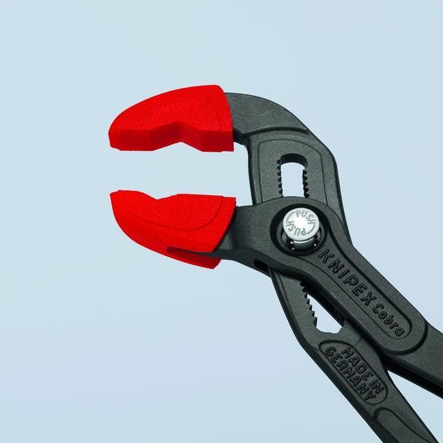 Actual product image Knipex 3 pairs of plastic jaws for all 87 XX 250 mm models (models from 2007) (86 mm)