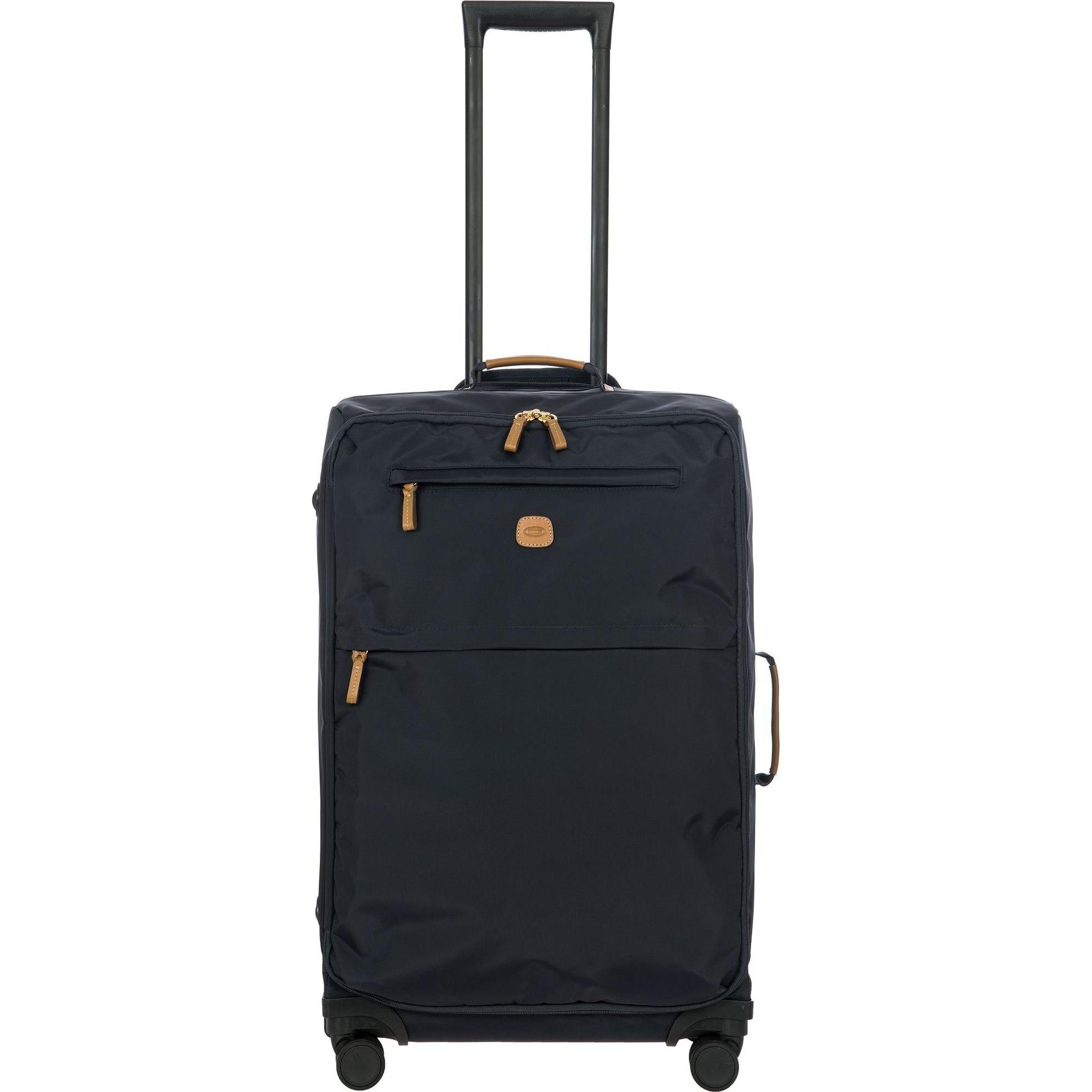 Brics, Koffer, Bric's Trolley + Koffer X-Travel Trolley 58139, Blau, (72 l, L (90 - 115l))