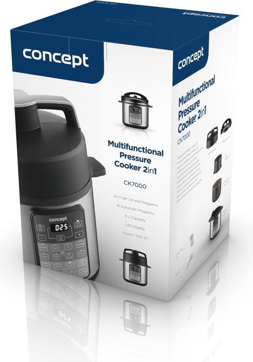 Produktbild Concept CK7000 multi cooker Black, Stainless steel