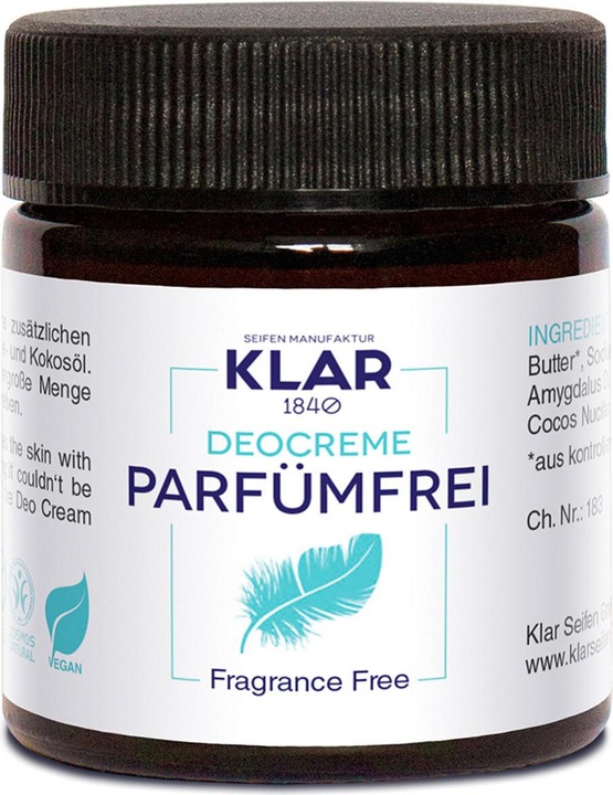 Produktbild Klar Deocreme parfümfrei (Crème, 30 ml)