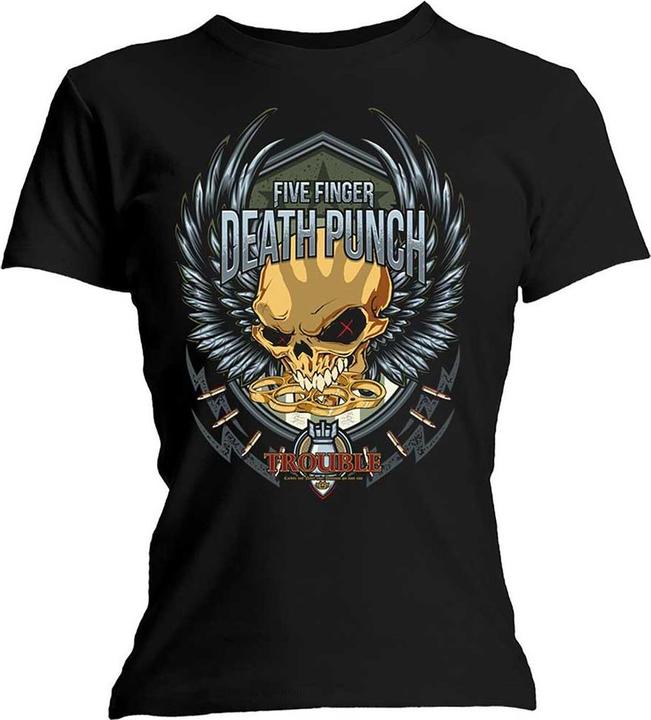 Immagine prodotto Five Finger Death Punch Trouble Maglietta Donna (S)