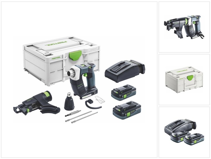 Image du produit Festool Visseuse sans fil pour plaquiste DWC 18-2500 HPC 4,0 I-Plus (Fonctionnement sur batterie)