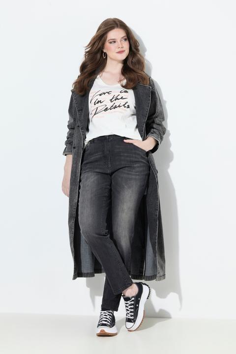 Produktbild Ulla Popken Jeans Mia, modische Waschung, 5-Pocket (56)