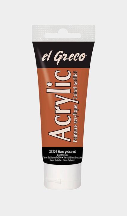 Produktbild Kreul el Greco Acrylic 75ml (Siena-Gebrannt, 75 ml)