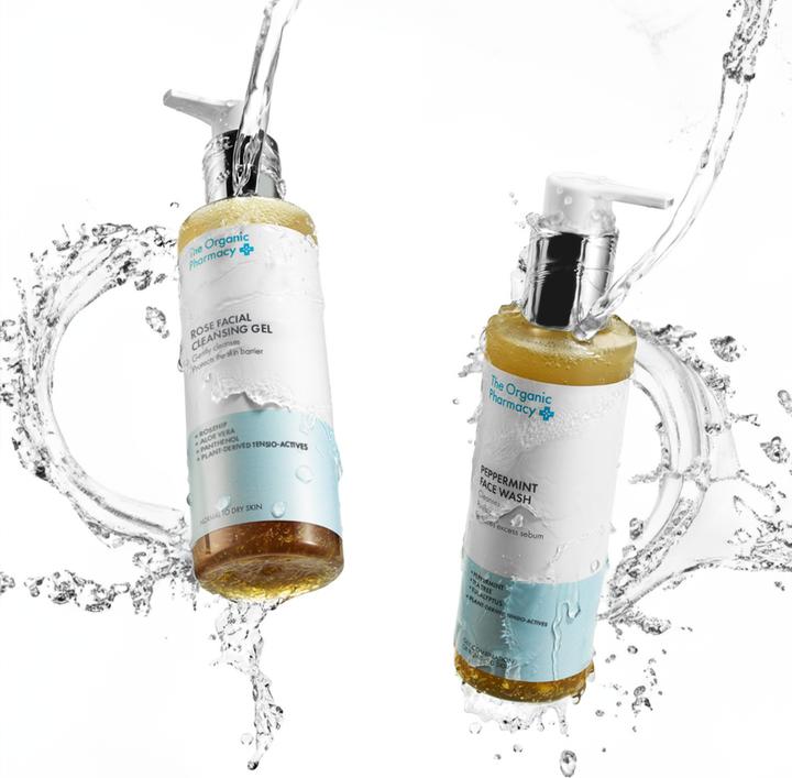 Actual product image The Organic Pharmacy Peppermint Face Wash (Facial cleansing wipes, 200 ml)