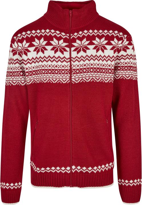 Produktbild Brandit Norwegian Strickjacke Grösse S Farbe Rot (S)