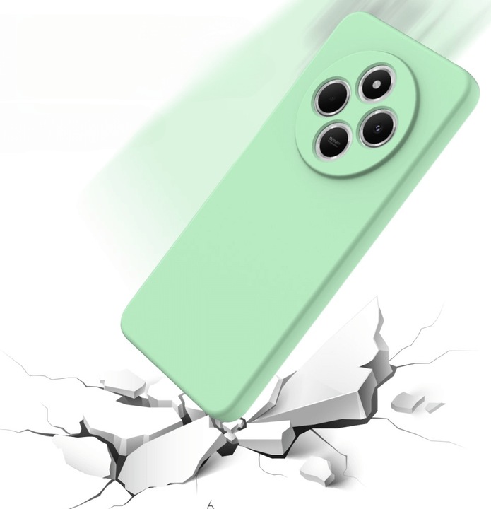 Produktbild Cover-Discount Xiaomi Redmi 14C / Poco C75 - Silikon Gummi Hülle mit Riemen (Xiaomi Redmi 14C, Xiaomi Poco C75)