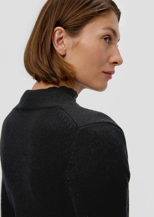 Immagine prodotto S.Oliver Strickpullover Strickpullover in Wickeloptik mit feinen Pailletten (34)