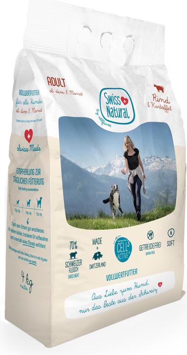 Swiss natural Soft beef & potato (Adult, 1 pcs., 4000 g)