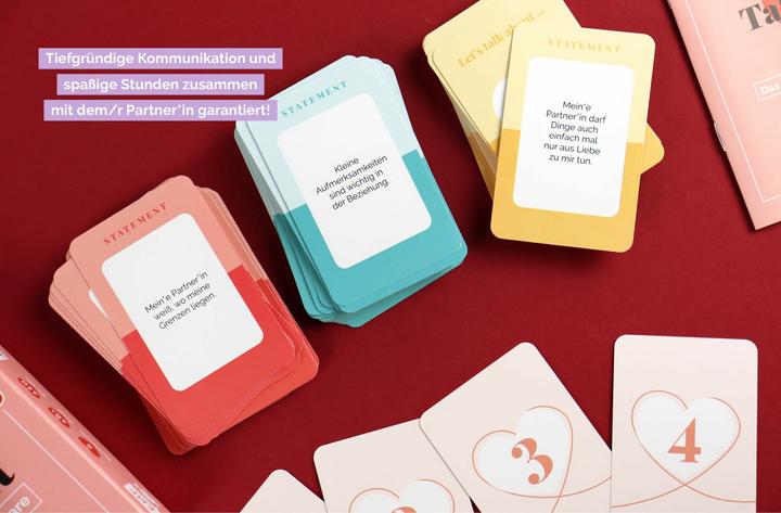 Image du produit Jeu de cartes : Talk about - le jeu de communication pour les couples (Jeu de cartes, Allemand)