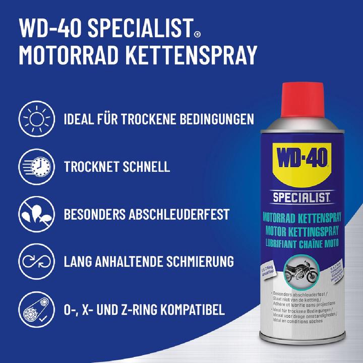 Actual product image WD-40 Motorbike chain spray (100 ml)