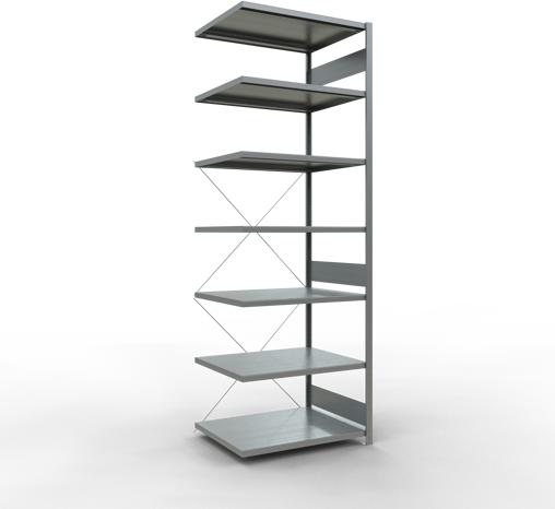 Actual product image Schulte Lagertechnik MULTIplus250 boltless bay system with cross brace