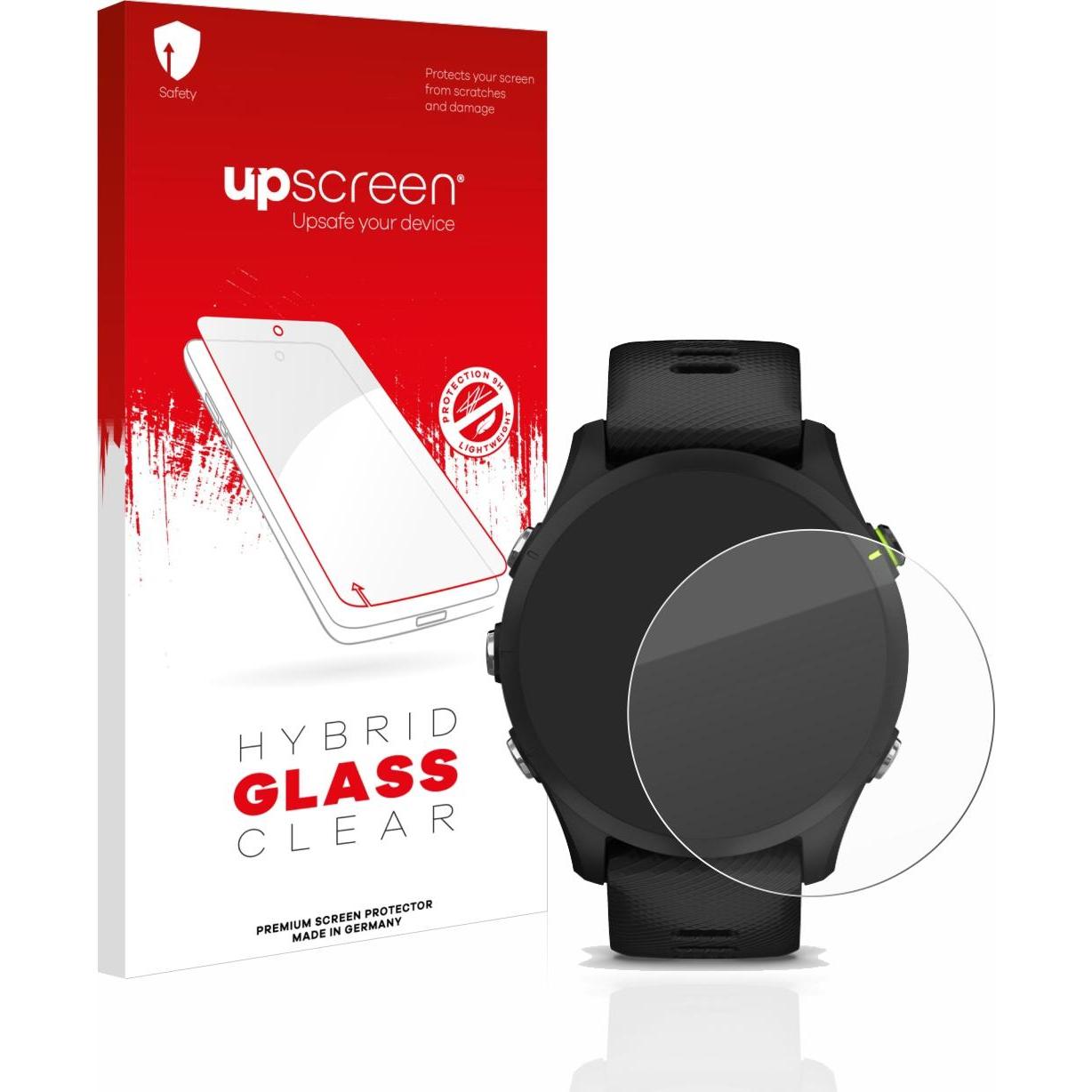 upscreen Scratch Shield Panzerglasfolie, Smartwatch Schutzfolie, Transparent