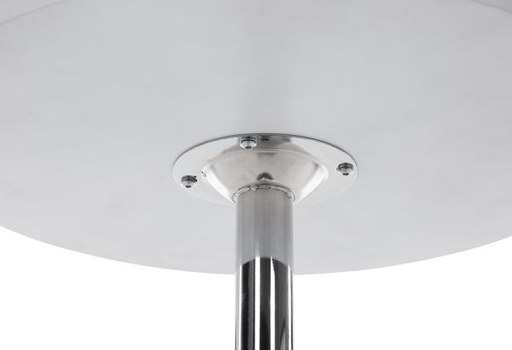 Image du produit CLP Table haute ronde, blanche (60 x 108 x 60 cm)