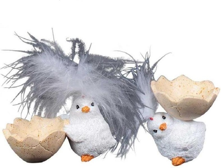Actual product image Seyko Geschenke 300185 - Chick "Chip or Chap" egg cup, only 1 egg cup, 4 - 5 cm (1 x)