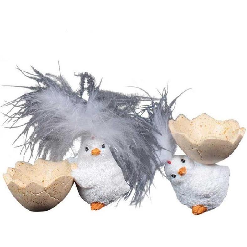 Seyko Geschenke 300185 - Küken "Chip oder Chap" Eierbecher, nur 1 Eierbecher, 4 - 5 cm, Eierbecher