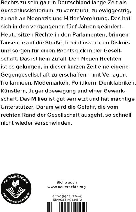 Produktbild Das Netzwerk der neuen Rechten (Deutsch, Christian Fuchs, 2019)