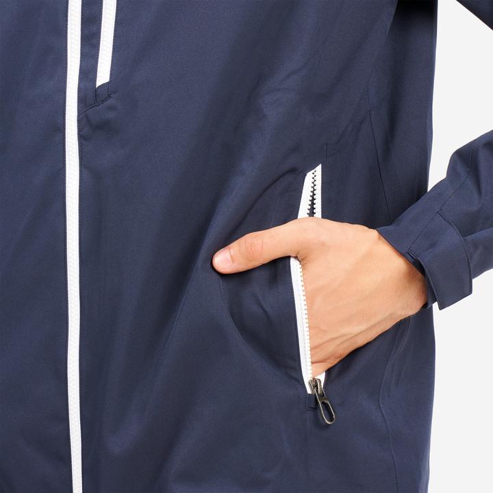 Produktbild Tribord Regenjacke Segeln Herren wasserdicht Sailing 300 marineblau/weiss (S)