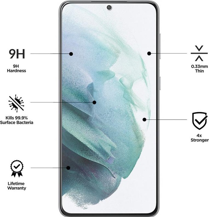 Actual product image Eiger Mountain Glass Ultra (1 Piece, Samsung Galaxy S21 FE)