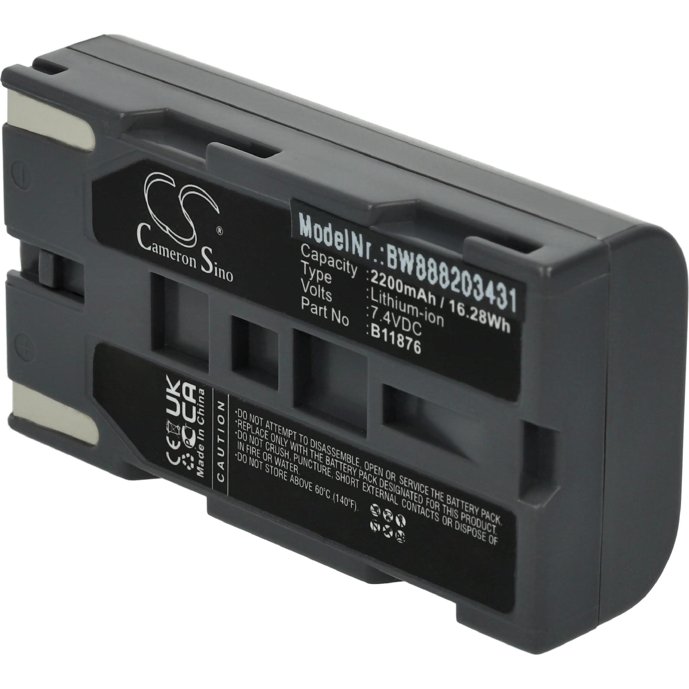 Thumbnail - XCell Medizintechnik-Akku als Ersatz für TSI B11876, BLI-195 - 2200mAh, 7,4V, Li-Ion (1 Stk., 2200 mAh), Batterien + Akk...