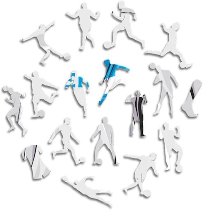 Immagine prodotto Iconic Olympique Marsiglia - Maglia - Puzzle in Legno Taglia S (150 Pezzi) (150 pezzi)