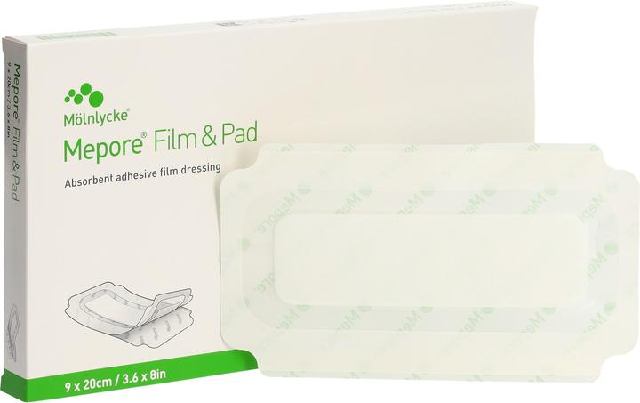 Produktbild Mepore Film & Pad 9x20cm (neu) 5 Stk (1308.15 ml)