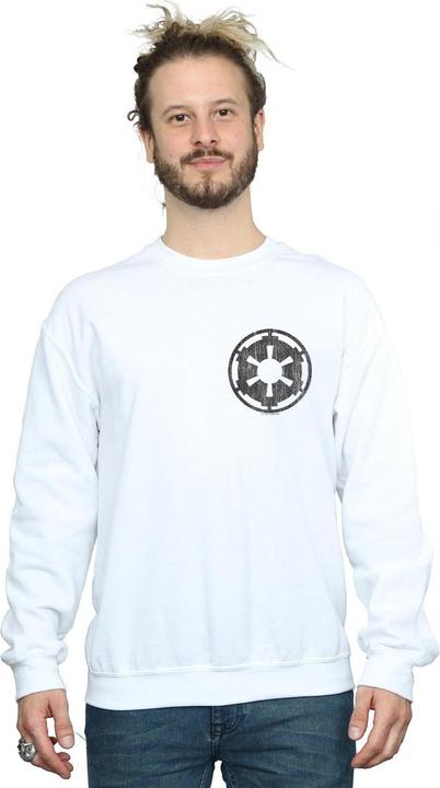 Produktbild Star Wars The Mandalorian Galactic Empire Insignia Breast Print Sweatshirt (S)