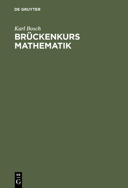 Immagine prodotto Bosch:Brückenkurs Mathematik (Tedesco, Charles Bosch, 2001)