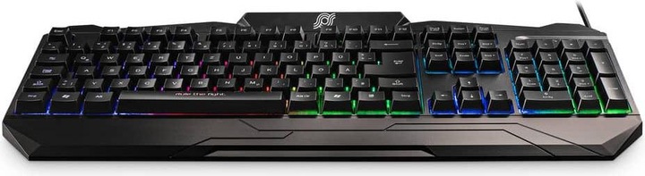 Productafbeelding MediaRange Gaming Series Set Toetsenbord + Muis QWERTY sw (NL, Bedraad)