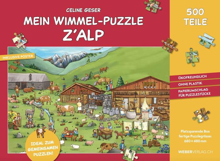 Image du produit Mon puzzle caché z'Alp (500 pièces)