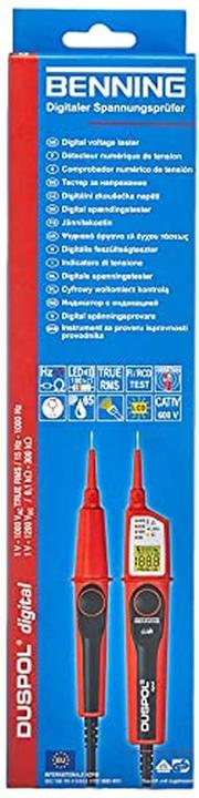 Image du produit Benning Testeur de tension bipolaire DU (CAT IV 600V, CAT III 1000V)