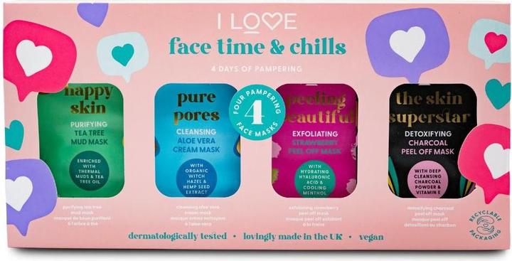 Produktbild Pflegeset Face Time and Chills Face Masks 4-teilig