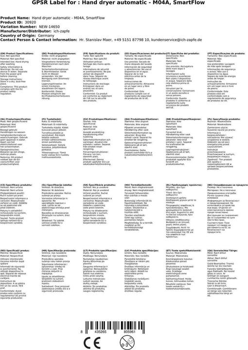 Immagine prodotto Mediclinics M04A Flusso intelligente