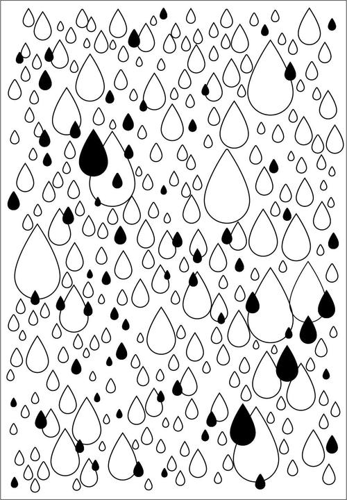 Immagine prodotto Sizzix Set di Timbri trasparenti - Drip, drip, drop by Stacey Park