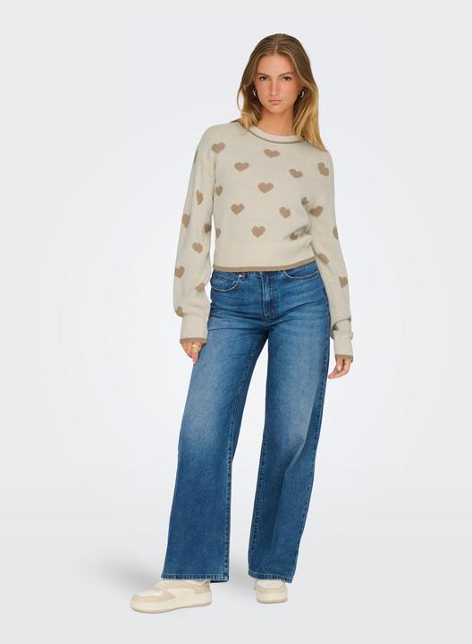 Image du produit JdY Knit Fit Col rond Poignets côtelés Pulls en maille (XS)