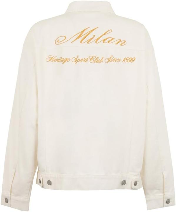 Actual product image A.C. Milan Milan Embroidered Denim Jacket (S)