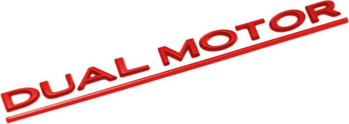 Produktbild Made4EV Dual Motor Schriftzug für das Tesla Model 3/Y
