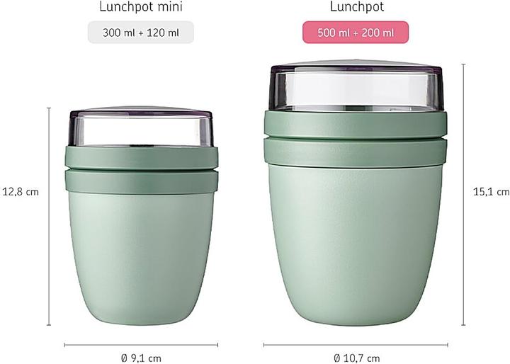 Produktbild Mepal Lunchpot Ellipse Duo Pack